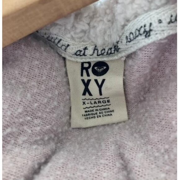 Pink Roxy Pull Over Hooded Sweatshirt - Picture 6 of 6